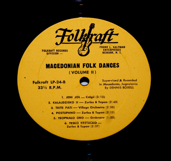 Various - Macedonian Folk Dances Vol. II | Folkraft Records (LP-24) - 4 Various - Macedonian Folk Dances Vol. II | Folkraft Records (LP-24) - 4