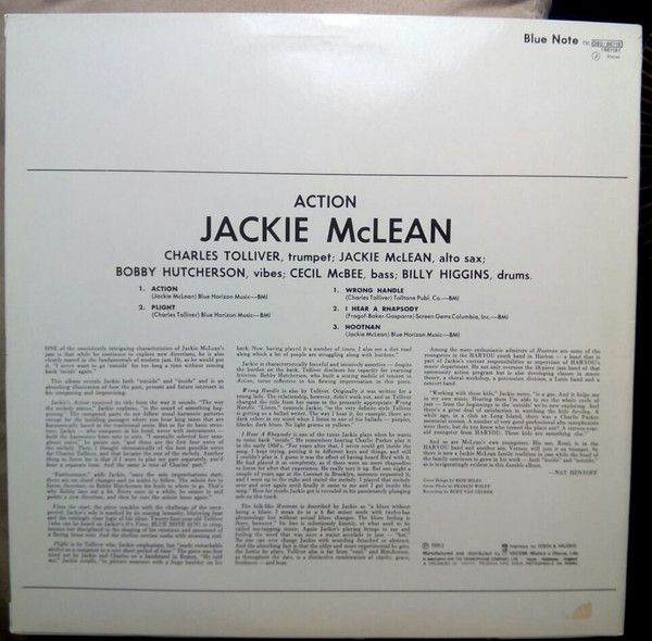 Jackie McLean - Action | Blue Note (11C 080-86718) - 2