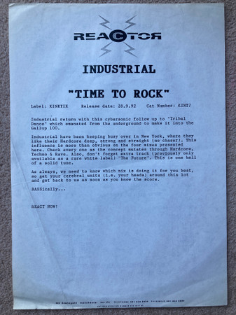 Industrial - Time To Rock | Kinetix (KINT7) - 3 Industrial - Time To Rock | Kinetix (KINT7) - 3