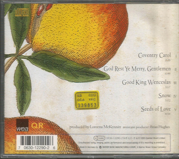 Loreena McKennitt - A Winter Garden (Five Songs For The Season) | WEA (0630-12290-2) - 2
