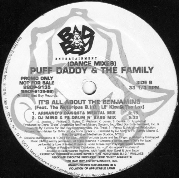 Puff Daddy & The Family - Been Around The World (Armand Mixes) | Bad Boy Entertainment (BBDP-9135) - 2