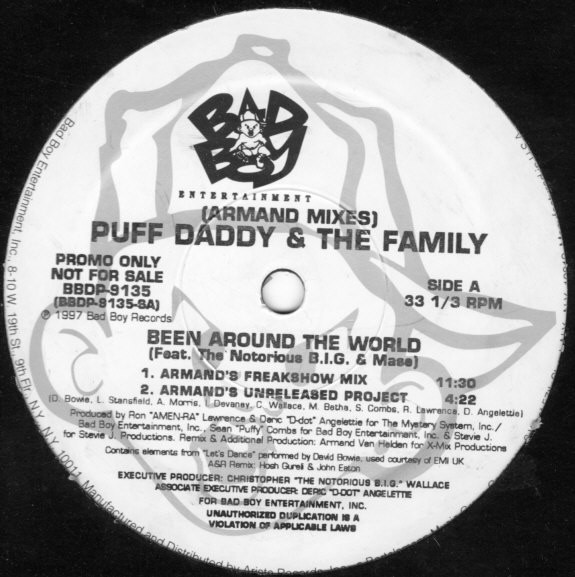 Puff Daddy & The Family - Been Around The World (Armand Mixes) | Bad Boy Entertainment (BBDP-9135) - main