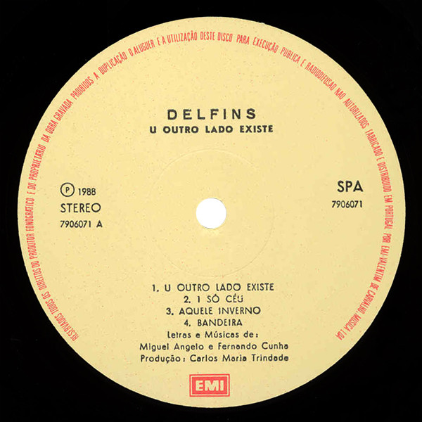 Delfins - U Outro Lado Existe | EMI (7906071) - 2