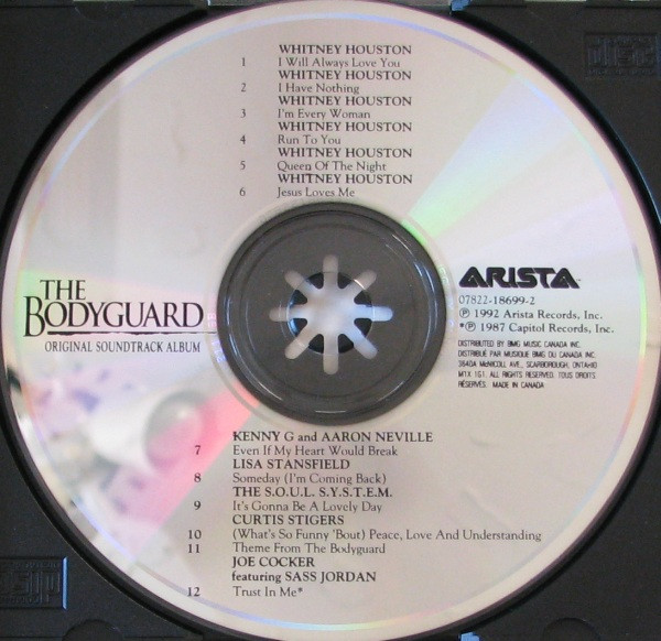 Various - The Bodyguard (Original Soundtrack Album) [CD] | Arista (07822-18699-2) - 2