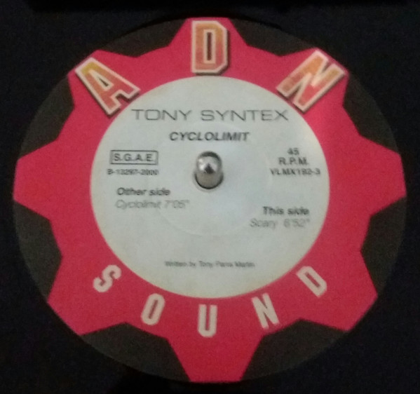 Tony Syntex - Cyclolimit | ADN Sound (VLMX 192-3) - 4