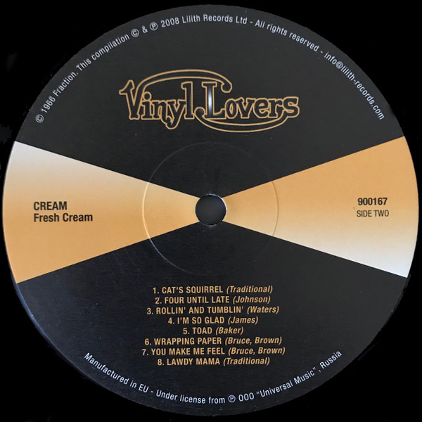 Cream - Fresh Cream | Vinyl Lovers (900167) - 4 Cream - Fresh Cream | Vinyl Lovers (900167) - 4