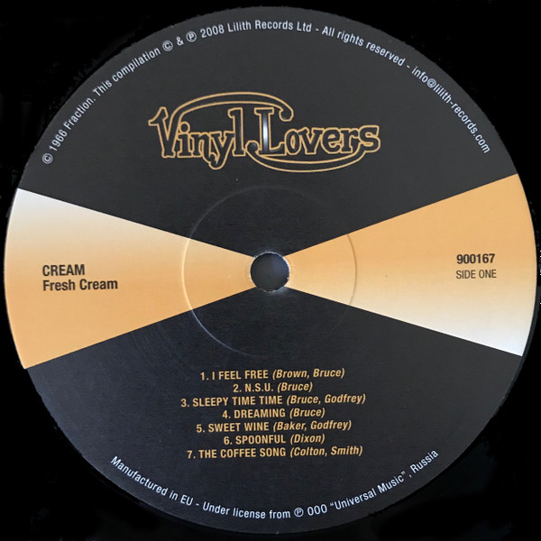 Cream - Fresh Cream | Vinyl Lovers (900167) - 3 Cream - Fresh Cream | Vinyl Lovers (900167) - 3