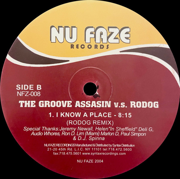 Groove Assassin v.s. Rodog - I Know A Place | Nu Faze Records (NFZ-008) - 4 Groove Assassin v.s. Rodog - I Know A Place | Nu Faze Records (NFZ-008) - 4