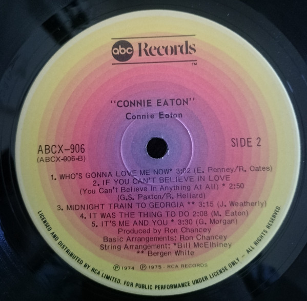 Connie Eaton - Connie Eaton | ABC Records (ABCX 906) - 4 Connie Eaton - Connie Eaton | ABC Records (ABCX 906) - 4