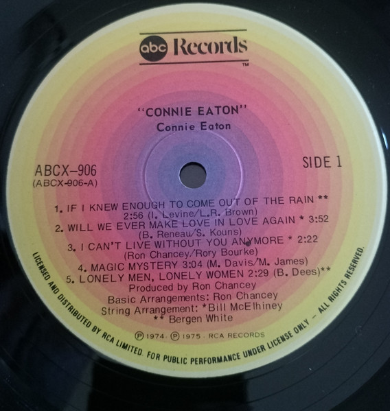 Connie Eaton - Connie Eaton | ABC Records (ABCX 906) - 3 Connie Eaton - Connie Eaton | ABC Records (ABCX 906) - 3