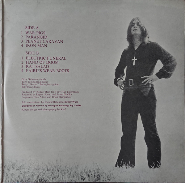 Black Sabbath - Paranoid | Vertigo (6360 011) - 4 Black Sabbath - Paranoid | Vertigo (6360 011) - 4