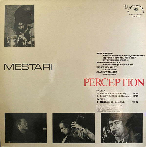 Perception - Mestari | Le Chant Du Monde (LDX 74555) - 3