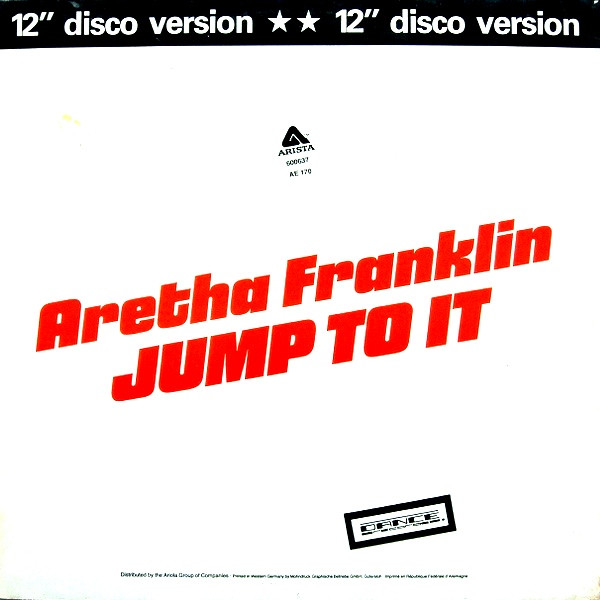 Aretha Franklin - Jump To It | Arista (600 637) - 2 Aretha Franklin - Jump To It | Arista (600 637) - 2