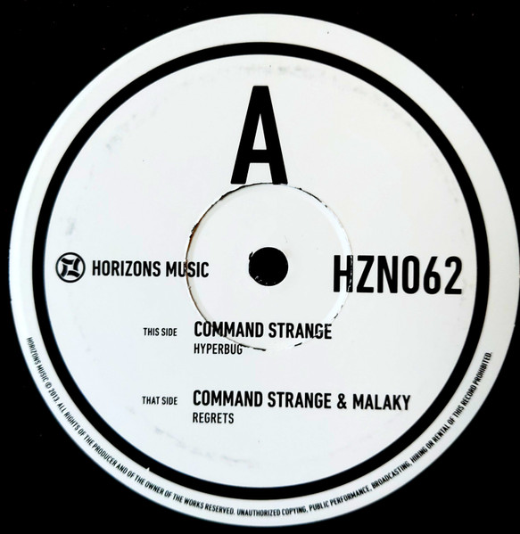 Command Strange - Hyperbug / Regrets | Horizons Music (HZN062) - 2