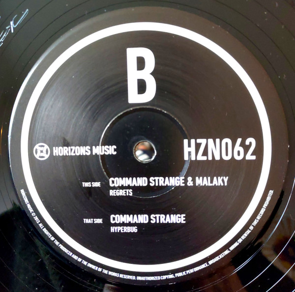 Command Strange - Hyperbug / Regrets | Horizons Music (HZN062) - 3