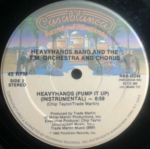 Heavyhands Band And T.M. Orchestra And Chorus - Heavyhands (Pump It Up) | Casablanca (NBD 20246) - 2 Heavyhands Band And T.M. Orchestra And Chorus - Heavyhands (Pump It Up) | Casablanca (NBD 20246) - 2
