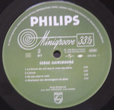 Serge Gainsbourg - Du Chant À La Une !… | Philips (548 606-1) - 3 Serge Gainsbourg - Du Chant À La Une !… | Philips (548 606-1) - 3