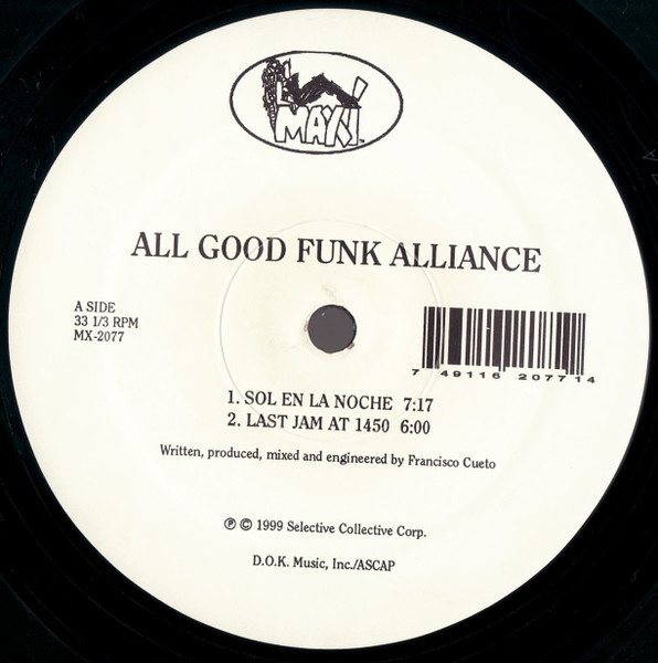 All Good Funk Alliance - It's All Good EP | Maxi Records (MX-2077) - 2 All Good Funk Alliance - It's All Good EP | Maxi Records (MX-2077) - 2