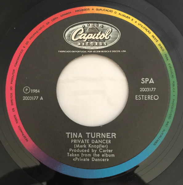 Tina Turner - Private Dancer | Capitol Records (2003177) - 3