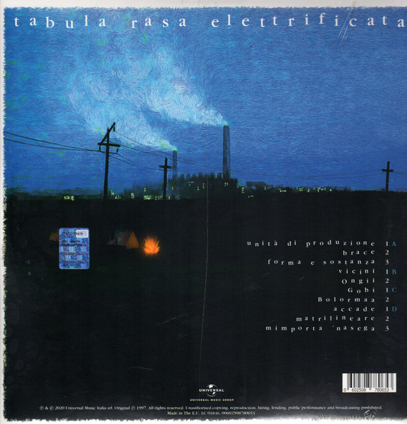 C.S.I. - Tabula Rasa Elettrificata | Universal Music Group (0602508780653) - 2