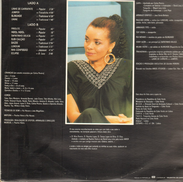 Celina Pereira - "Estória, Estória"... (Vol.1) ...No Arquipélago Das Maravilhas | EMI (SPA 020/90) - 2