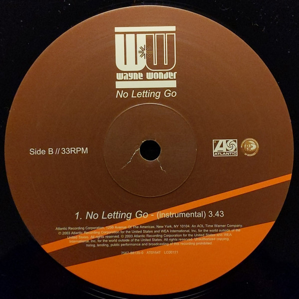 Wayne Wonder - No Letting Go | Atlantic (7567-88135-0 AT0154T) - 4