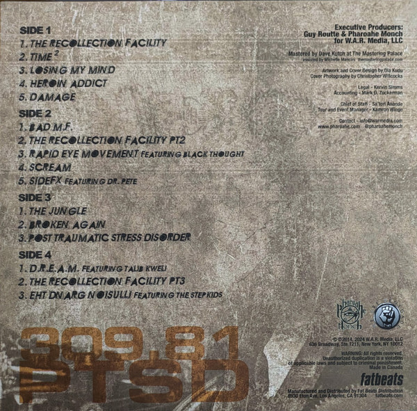 Pharoahe Monch - P.T.S.D. (Post Traumatic Stress Disorder) | W.A.R. Media (WM0001) - 2 Pharoahe Monch - P.T.S.D. (Post Traumatic Stress Disorder) | W.A.R. Media (WM0001) - 2