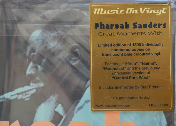 Pharoah Sanders - Great Moments With Pharoah Sanders | Timeless Records (MOVLP3289) - 2