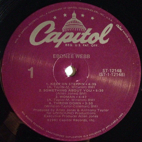 Ebonee Webb - Ebonee Webb | Capitol Records (ST-12148) - 3