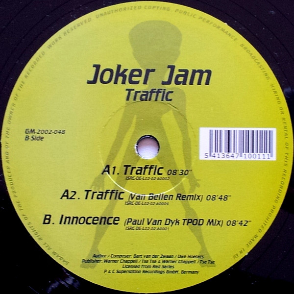 Joker Jam - Traffic / Innocence | Green Martian (GM-2002-048) - main