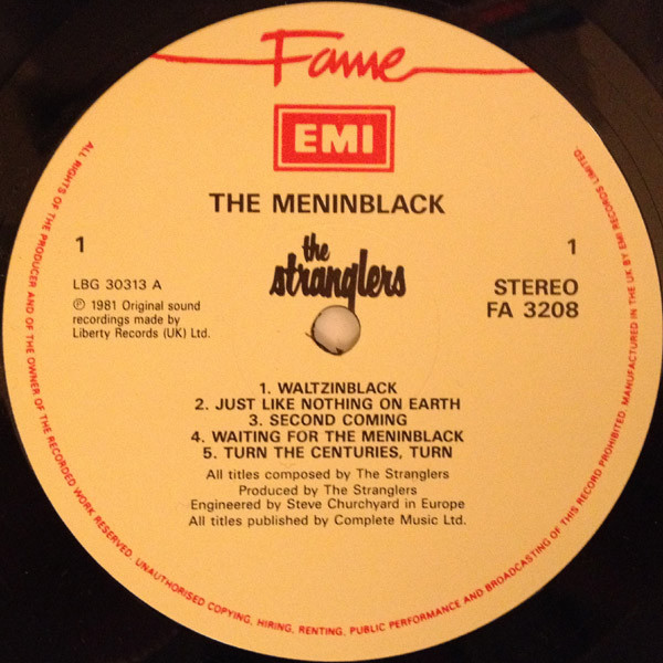 The Stranglers - (The Gospel According To) The Meninblack | Fame (FA 3208) - 4 The Stranglers - (The Gospel According To) The Meninblack | Fame (FA 3208) - 4