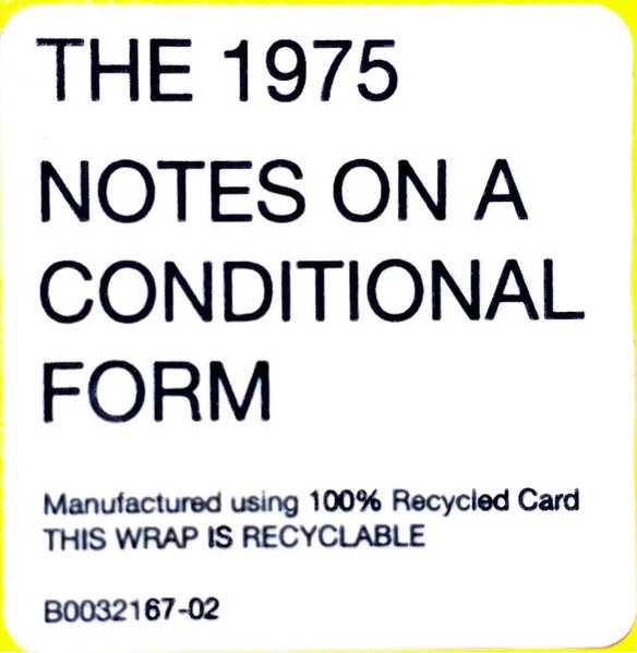 The 1975 - Notes On A Conditional Form | Dirty Hit (DH00782) - 2