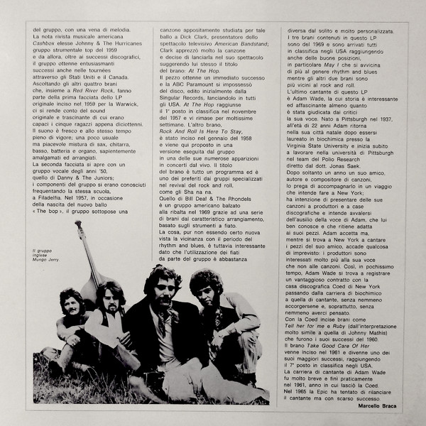 Various - Mungo Jerry / Johnny & The Hurricanes / Danny & The Juniors / Adam Wade / Bill Deal & The Rondells | Curcio (GSR - 14) - 4