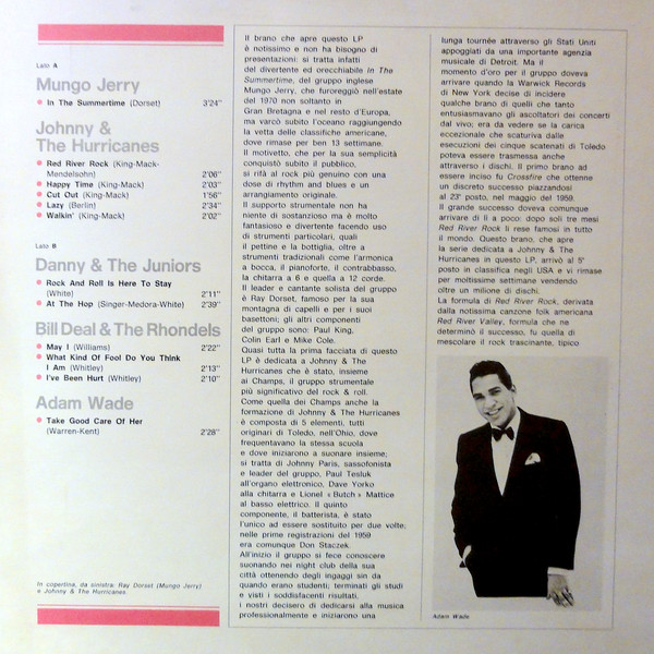 Various - Mungo Jerry / Johnny & The Hurricanes / Danny & The Juniors / Adam Wade / Bill Deal & The Rondells | Curcio (GSR - 14) - 3