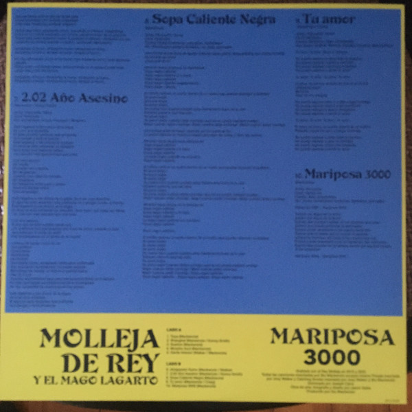 King Gizzard And The Lizard Wizard - Mariposa 3000 | Not On Label (King Gizzard And The Lizard Wizard Self-released) (KGLW-008) - 3