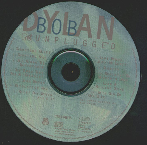 Bob Dylan - MTV Unplugged | Columbia (COL 478374 2) - 3