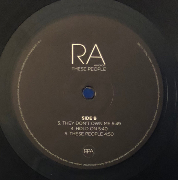 Richard Ashcroft - These People | Righteous Phonographic Association (RPALP001) - 3