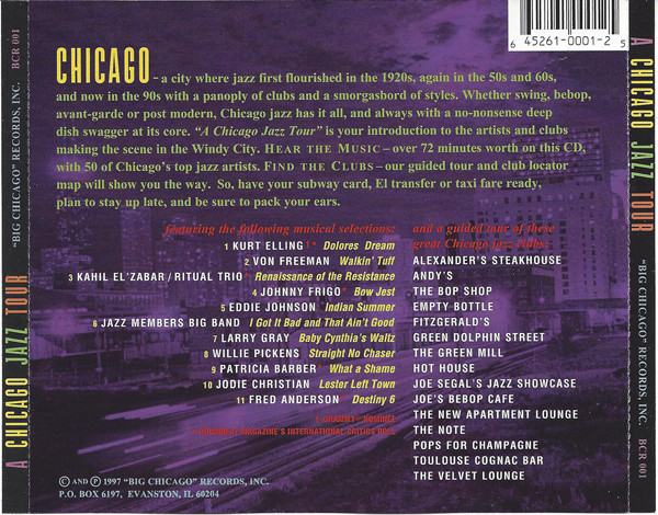 Various - A Chicago Jazz Tour | "Big Chicago" Records (BCR 001) - 2 Various - A Chicago Jazz Tour | "Big Chicago" Records (BCR 001) - 2