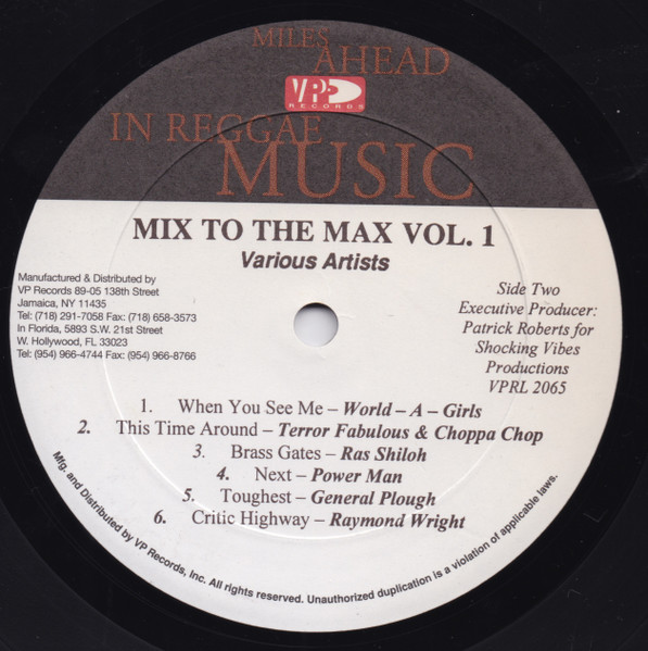 Various - Mix To The Max Volume 1 | VP Records (VPRL 2065) - 3 Various - Mix To The Max Volume 1 | VP Records (VPRL 2065) - 3