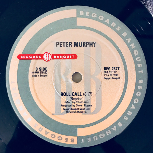 Peter Murphy - Cuts You Up | Beggars Banquet (BEG 237T) - 3