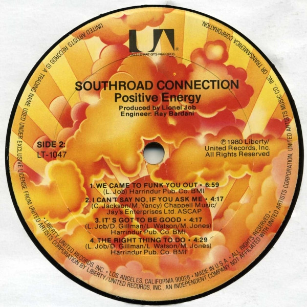 Southroad Connection - Positive Energy | United Artists Records (LT-1047) - 4 Southroad Connection - Positive Energy | United Artists Records (LT-1047) - 4