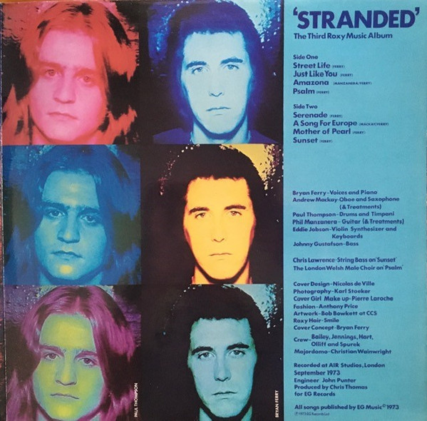 Roxy Music - Stranded | EG (EGLP 10) - 4
