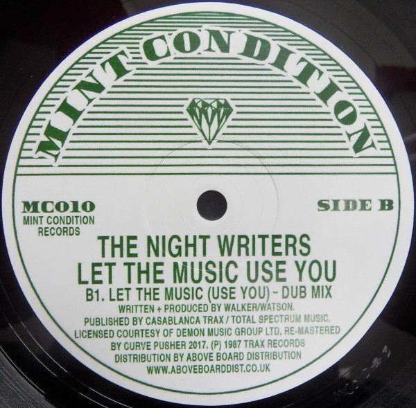 The Night Writers - Let The Music Use You | Mint Condition (MC010) - 2 The Night Writers - Let The Music Use You | Mint Condition (MC010) - 2