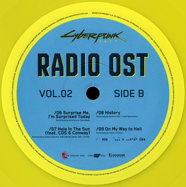 Various - Cyberpunk 2077 Radio OST Vol. 2 | Lakeshore Records (LKS36044) - 4