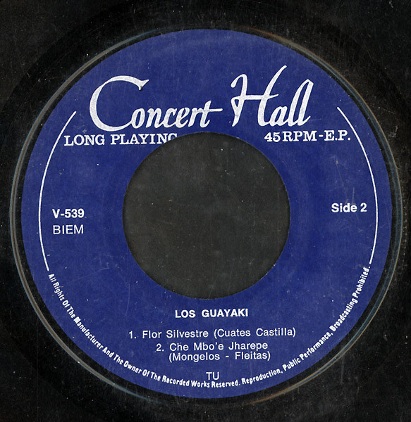 Los Guayaki - Chants, Danses Et Rythmes D'Amérique Latine | Concert Hall (V-539) - 3