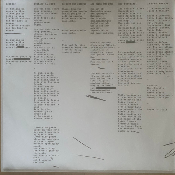 Kompromat - Traum Und Existenz | Clivage Music (CLV003LP) - 4 Kompromat - Traum Und Existenz | Clivage Music (CLV003LP) - 4