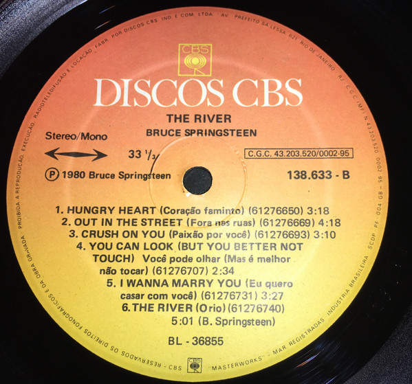 Bruce Springsteen - The River | Discos CBS (138633/4) - 4 Bruce Springsteen - The River | Discos CBS (138633/4) - 4
