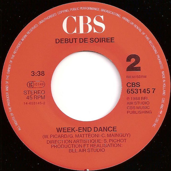 Début De Soirée - La Vie La Nuit | CBS (CBS 653 145 7) - 4 Début De Soirée - La Vie La Nuit | CBS (CBS 653 145 7) - 4