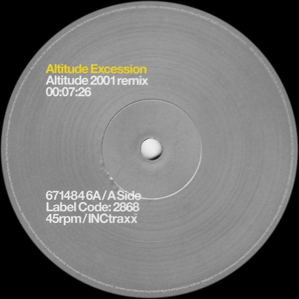 Altitude - Excession | INCtraxx (671484 6) - 3