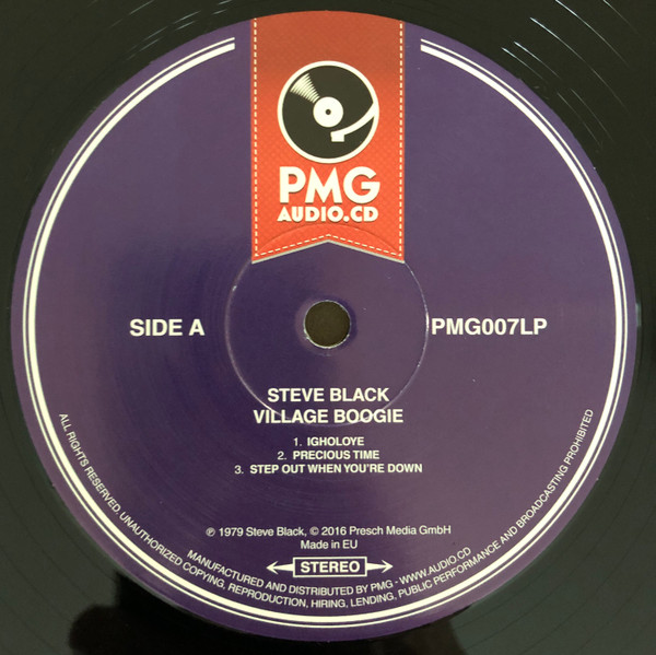 Steve Dudu Black - Village Boogie | PMG (PMG007LP) - 4 Steve Dudu Black - Village Boogie | PMG (PMG007LP) - 4